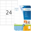 Etichette Premium A4, carta bianca 70x36 mm opaca 240 pz.