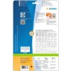 Etichette Premium A4, carta bianca 70x36 mm opaca 240 pz.