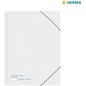 Etichette HERMA A4 giallo 25,4x10 mm carta opaca 3780 pezzi