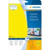 Etichette HERMA A4 giallo 25,4x10 mm carta opaca 3780 pezzi