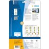 Etichette A4 blu 45,7x21,2 mm carta opaca 960 pz.