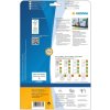etichette herma a4 verde 45,7x21,2 mm carta opaca 960 pezzi