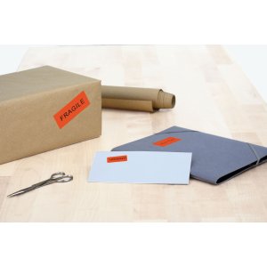 Etichette A4 rosso 105x42,3 mm carta opaca 280 pz.
