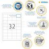 Etichette HERMA Premium A4, bianco 48,3x33,8 mm carta opaca 800 pezzi