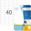 Etichette Premium A4, carta bianca 48,5x25,4 mm opaca 1000 pz.