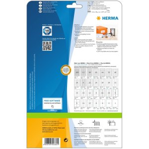 Etichette Premium A4, carta bianca 70x36 mm opaca 600 pz.