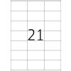 Etichette Premium A4, carta bianca 70x42 mm opaca 525 pz.