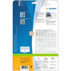 Etichette Premium A4, carta bianca 38,1x21,2 mm opaca 1625 pz.