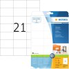 Etichette Premium A4, carta bianca 70x42,3 mm opaca 525 pz.