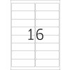 Etichette indirizzo Premium A4, carta bianca 99,1x33,8 mm opaca 400 pz.