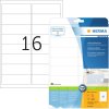 Etichette indirizzo Premium A4, carta bianca 99,1x33,8 mm opaca 400 pz.