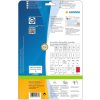 Etichette indirizzo Premium A4, carta bianca 99,1x33,8 mm opaca 400 pz.