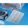 Etichette per targhette A4 argento 63,5x29,6 mm foglio adesivo estremamente resistente opaco 675 pz.