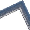 Telaio in legno H640 blu 30x30 cm vetro antiriflesso