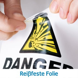 Etichette a4 bianche 96,5x42,3 mm estremamente resistenti adesive in foglio opaco 300 pz.