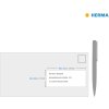 Etichette a4 bianche 96,5x42,3 mm estremamente resistenti adesive in foglio opaco 300 pz.