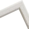 Telaio in legno H640 bianco 50x50 cm vetro antiriflesso