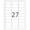 Etichette A4 arancio neon 63,5x29,6 mm carta opaca 540 pz.