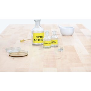 Etichette A4 giallo neon 210x297 mm carta opaca 20 pz.