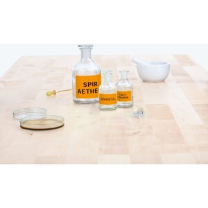 Etichette A4 arancio neon 210x297 mm carta opaca 20 pz.