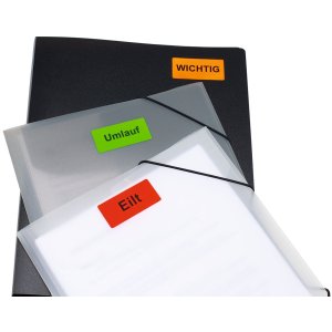 Etichette A4 giallo neon Ø 60 mm carta rotonda opaca 240 pz.