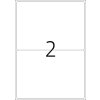Etichette HERMA A4 bianco 199,6x143,5 mm carta lucida 50 pezzi