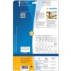 Etichette A4 bianche 70x36 mm carta adesiva estremamente resistente opaca 600 pz.