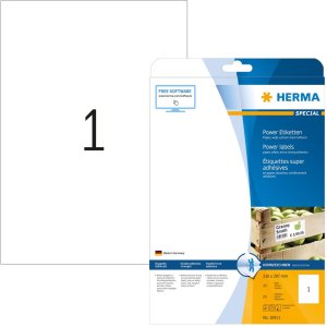Etichette A4 bianche 210x297 mm carta adesiva...