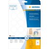 Etichette di chiusura trasparenti ø 40 mm rotonde fogli adesivi estremamente resistenti opachi 600 pz.