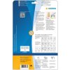 Etichette di chiusura trasparenti ø 40 mm rotonde fogli adesivi estremamente resistenti opachi 600 pz.