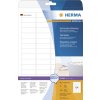 Etichette visibili A4 bianco 45,7x16,9 mm Carta mobile-rimovibile opaca 1600 pz.