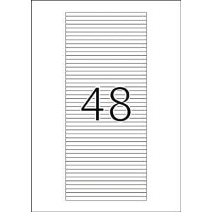Etichette HERMA per CD box A4 bianco 114,3x5,5 mm carta...