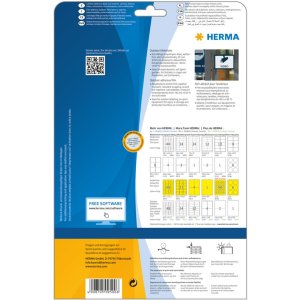 Etichette A4 foglio adesivo esterno bianco 210x297 mm foglio opaco 10 pz.