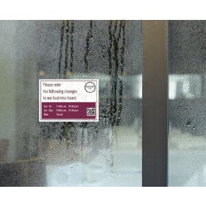 Etichette A4 Outdoor adesive in foglio bianco 45,7x21,2 mm foglio opaco 480 pz.