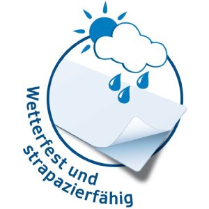 Etichette A4 Outdoor adesive in foglio bianco 45,7x21,2 mm foglio opaco 480 pz.