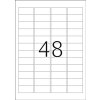 Etichette A4 Outdoor adesive in foglio bianco 45,7x21,2 mm foglio opaco 480 pz.