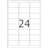 Etichette A4 foglio adesivo esterno bianco 63,5x33,9 mm foglio opaco 240 pz.