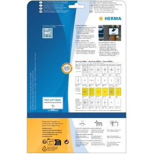 Etichette A4 Outdoor adesive in foglio bianco 210x148 mm...