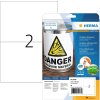 Etichette A4 Outdoor adesive in foglio bianco 210x148 mm foglio opaco 20 pz.