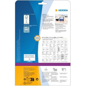 Etichette per dischetti bianche 70x67,7 mm carta opaca...
