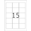 Etichette per dischi ZIP A4 bianco 59x50 mm carta opaca 375 pz.
