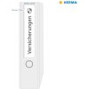 Etichette per cartelle A4 blu 192x38 mm carta opaca 140 pz.