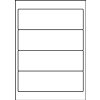 Etichette per cartelle A4 bianco 192x61 mm carta opaca 100 pz.