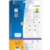 Etichette per cartelle A4 giallo 192x61 mm carta opaca 80 pz.