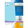 Etichette per cartelle A4 blu 192x61 mm carta opaca 80 pz.