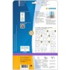 Etichette per cartelle A4 blu 192x61 mm carta opaca 80 pz.