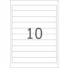 Etichette per cartelle A4 bianco 192x25,4 mm carta opaca 250 pz.