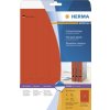 Etichette per cartelle A4 rosso 38x297 mm carta opaca 100 pz.
