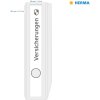 Etichette per cartelle A4 blu 38x297 mm carta opaca 100 pz.