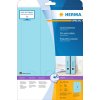 Etichette per cartelle A4 blu 61x297 mm carta opaca 60 pz.